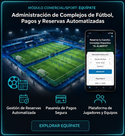 Equipate - Módulo Comercial/Sport